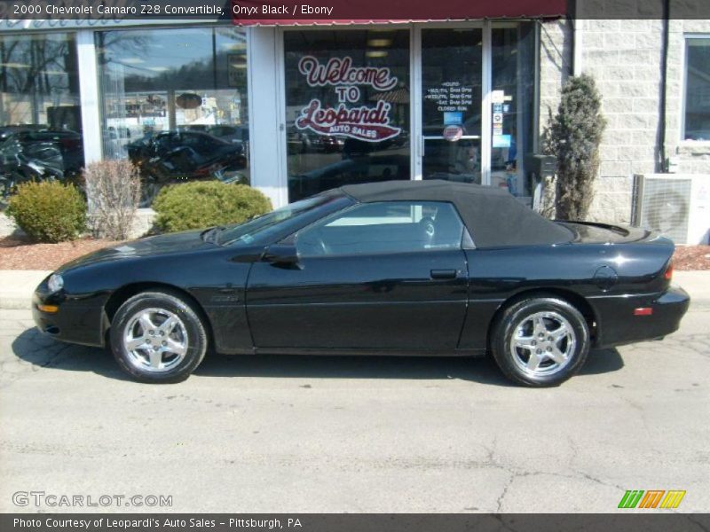 Onyx Black / Ebony 2000 Chevrolet Camaro Z28 Convertible