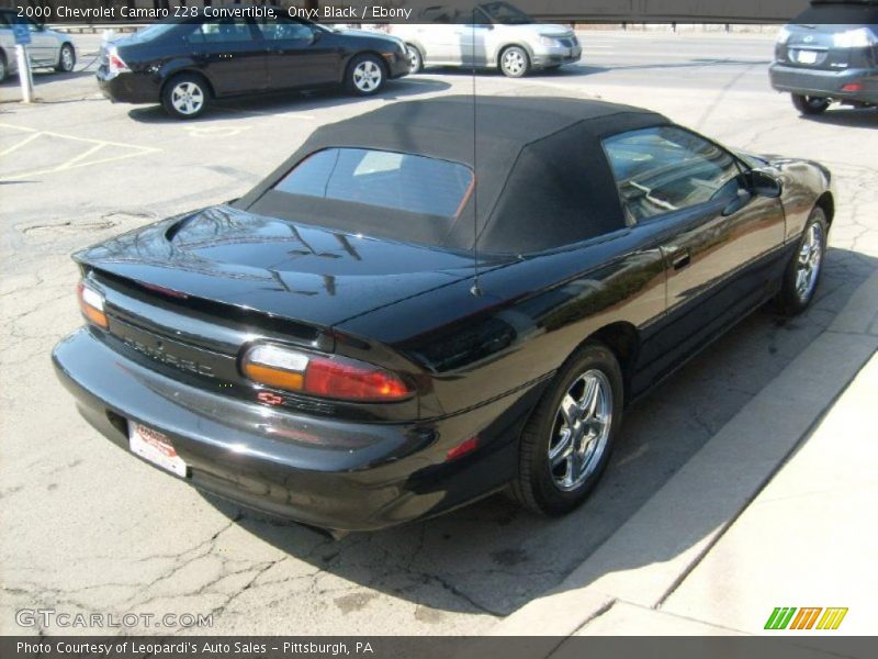 Onyx Black / Ebony 2000 Chevrolet Camaro Z28 Convertible