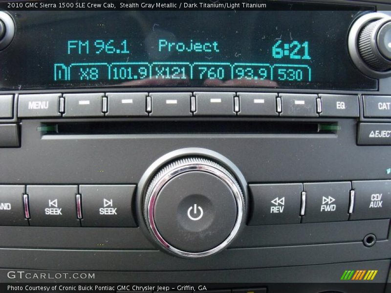 Stealth Gray Metallic / Dark Titanium/Light Titanium 2010 GMC Sierra 1500 SLE Crew Cab