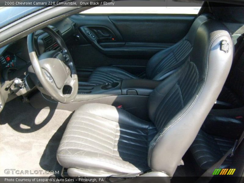 Onyx Black / Ebony 2000 Chevrolet Camaro Z28 Convertible