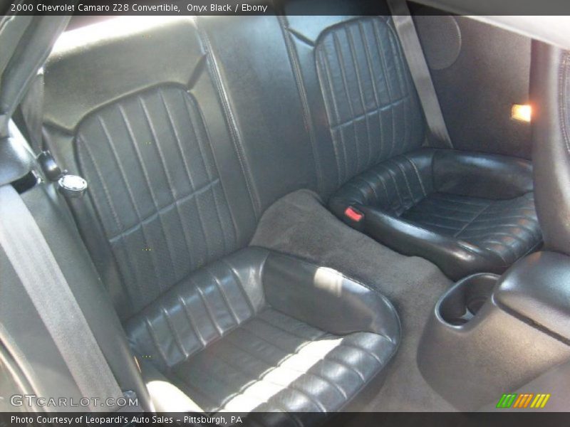 Onyx Black / Ebony 2000 Chevrolet Camaro Z28 Convertible