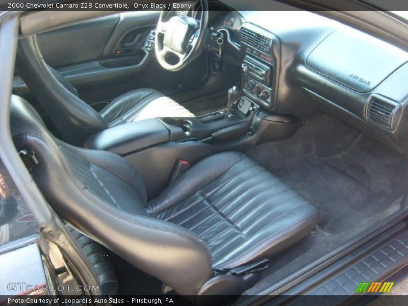 Onyx Black / Ebony 2000 Chevrolet Camaro Z28 Convertible