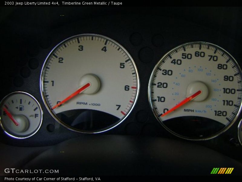 Timberline Green Metallic / Taupe 2003 Jeep Liberty Limited 4x4