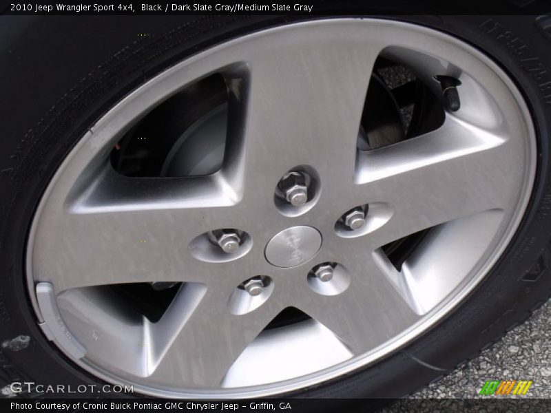 Black / Dark Slate Gray/Medium Slate Gray 2010 Jeep Wrangler Sport 4x4