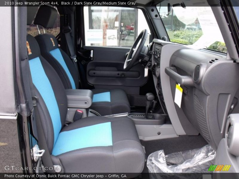 Black / Dark Slate Gray/Medium Slate Gray 2010 Jeep Wrangler Sport 4x4