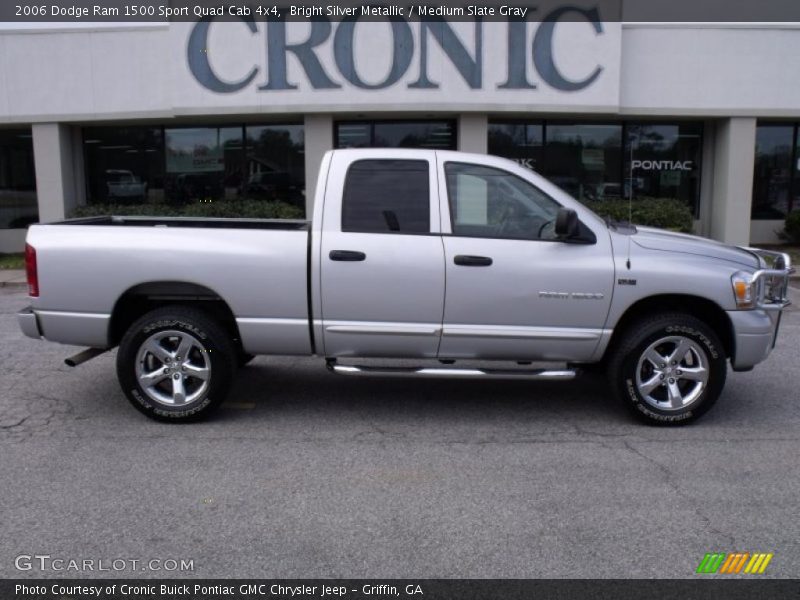 Bright Silver Metallic / Medium Slate Gray 2006 Dodge Ram 1500 Sport Quad Cab 4x4