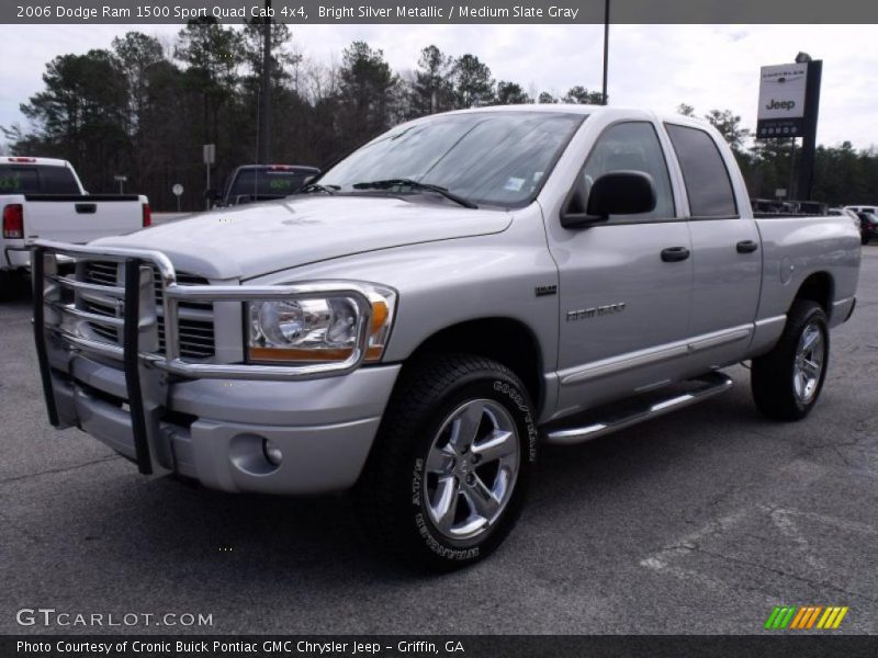 Bright Silver Metallic / Medium Slate Gray 2006 Dodge Ram 1500 Sport Quad Cab 4x4