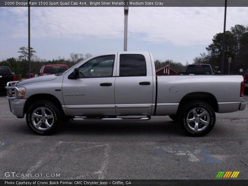 Bright Silver Metallic / Medium Slate Gray 2006 Dodge Ram 1500 Sport Quad Cab 4x4
