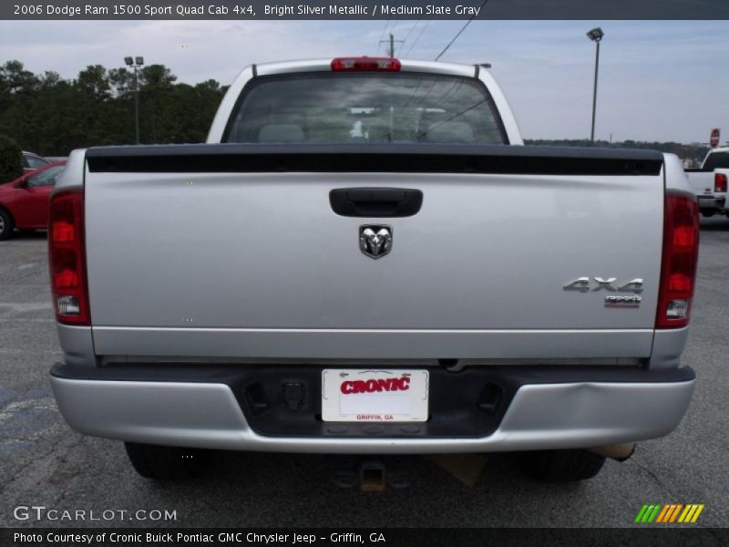 Bright Silver Metallic / Medium Slate Gray 2006 Dodge Ram 1500 Sport Quad Cab 4x4