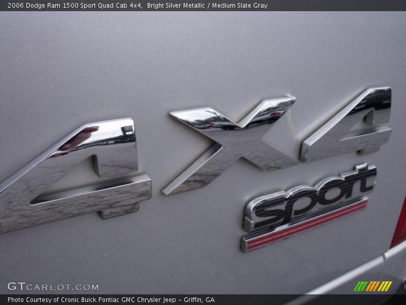 Bright Silver Metallic / Medium Slate Gray 2006 Dodge Ram 1500 Sport Quad Cab 4x4