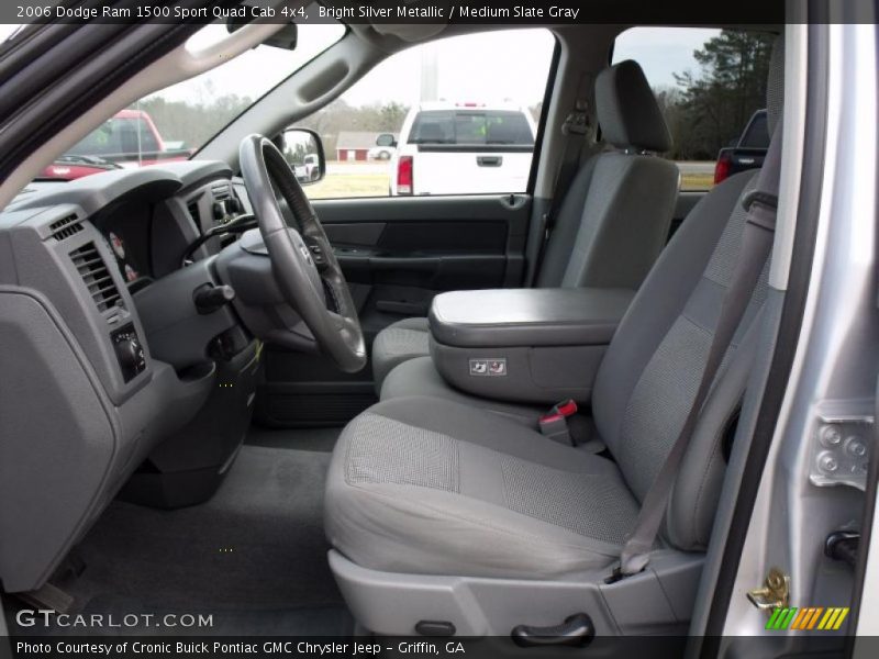 Bright Silver Metallic / Medium Slate Gray 2006 Dodge Ram 1500 Sport Quad Cab 4x4