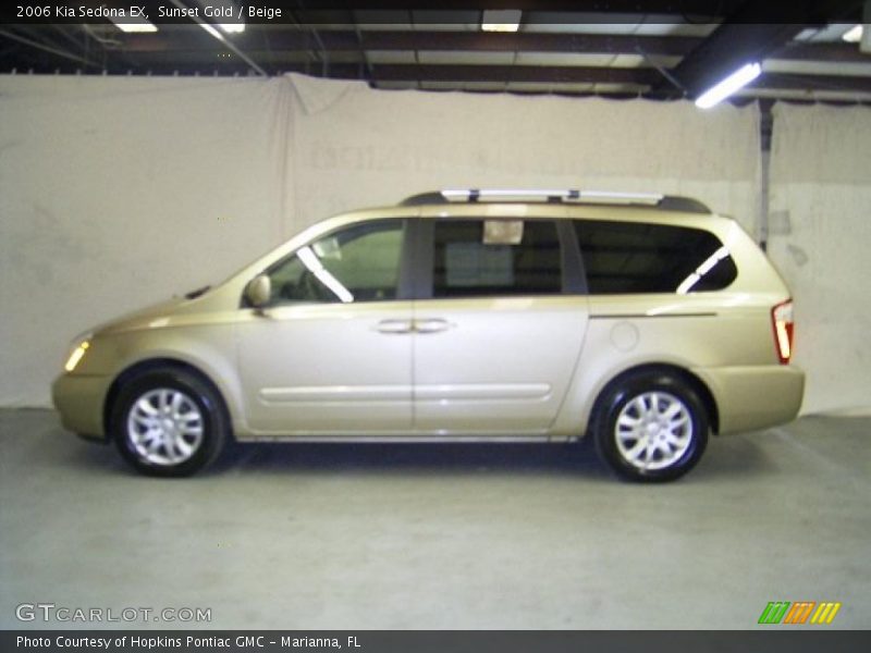 Sunset Gold / Beige 2006 Kia Sedona EX