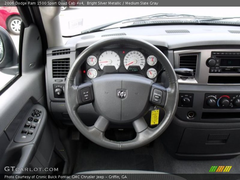 Bright Silver Metallic / Medium Slate Gray 2006 Dodge Ram 1500 Sport Quad Cab 4x4