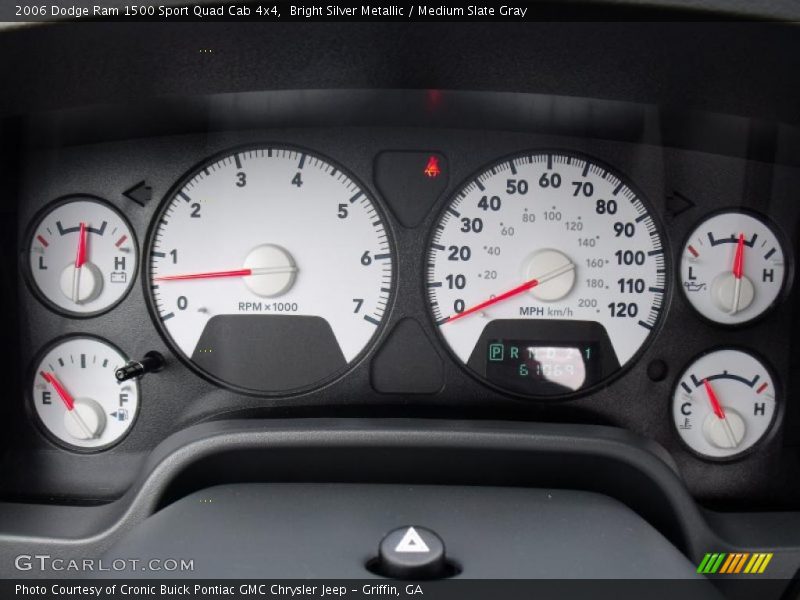 Bright Silver Metallic / Medium Slate Gray 2006 Dodge Ram 1500 Sport Quad Cab 4x4