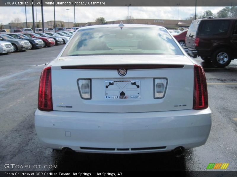 White Diamond Tricoat / Cashmere 2009 Cadillac STS V6