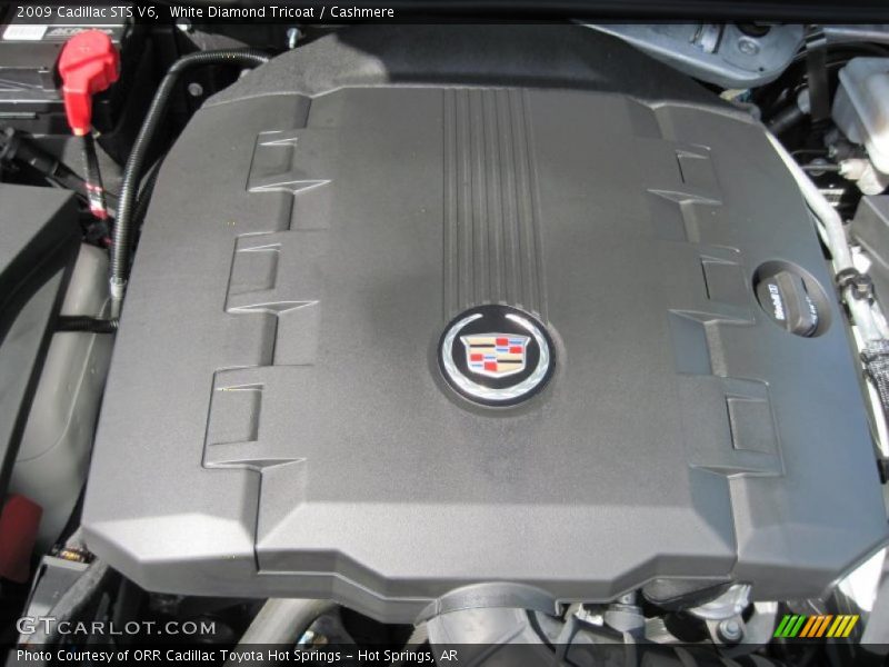 White Diamond Tricoat / Cashmere 2009 Cadillac STS V6