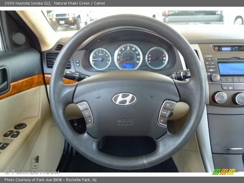Natural Khaki Green / Camel 2009 Hyundai Sonata GLS