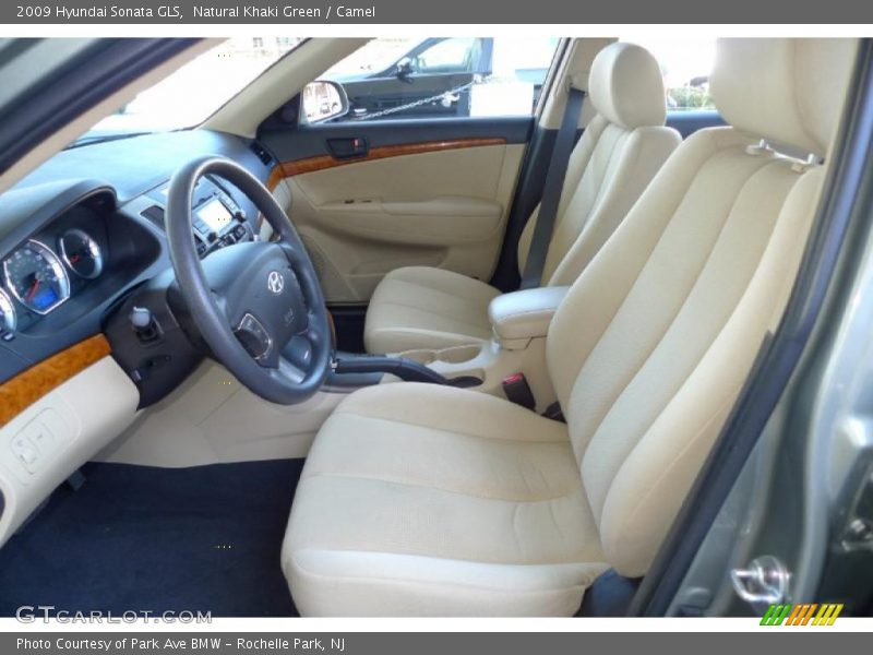 Natural Khaki Green / Camel 2009 Hyundai Sonata GLS