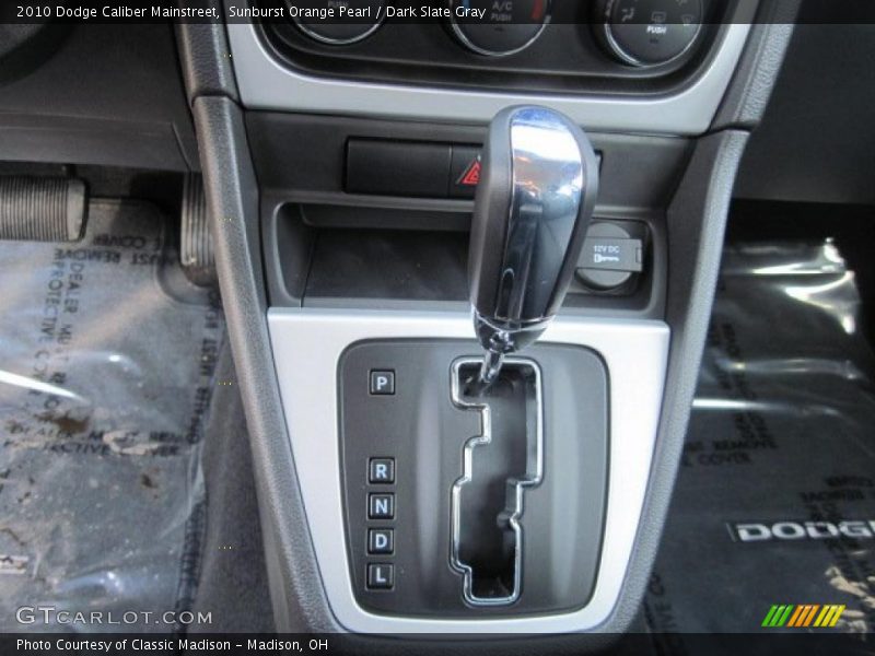 Sunburst Orange Pearl / Dark Slate Gray 2010 Dodge Caliber Mainstreet