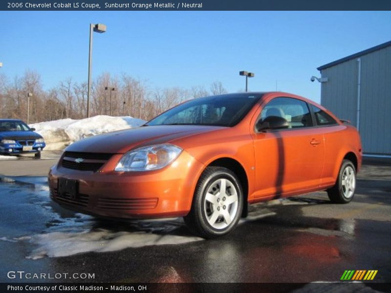 Sunburst Orange Metallic / Neutral 2006 Chevrolet Cobalt LS Coupe