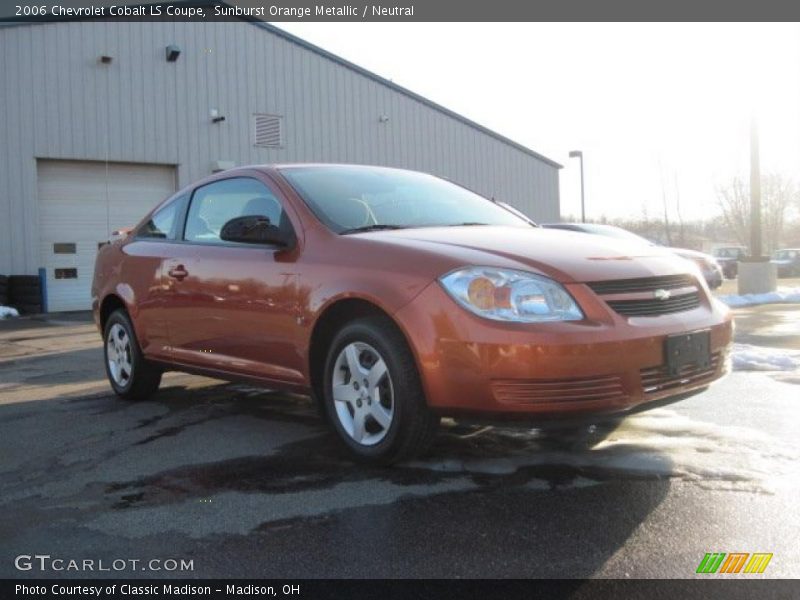 Sunburst Orange Metallic / Neutral 2006 Chevrolet Cobalt LS Coupe