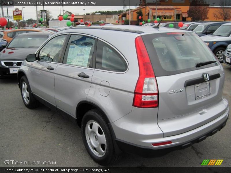 Alabaster Silver Metallic / Gray 2010 Honda CR-V LX