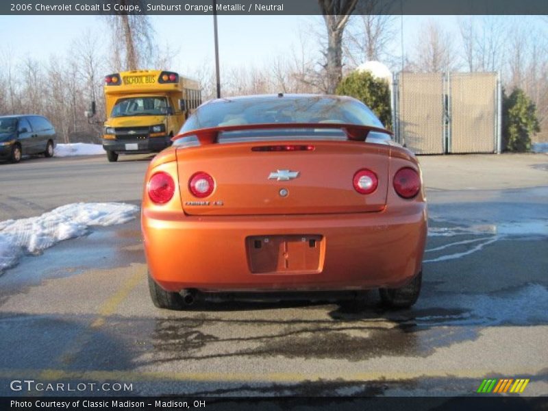 Sunburst Orange Metallic / Neutral 2006 Chevrolet Cobalt LS Coupe