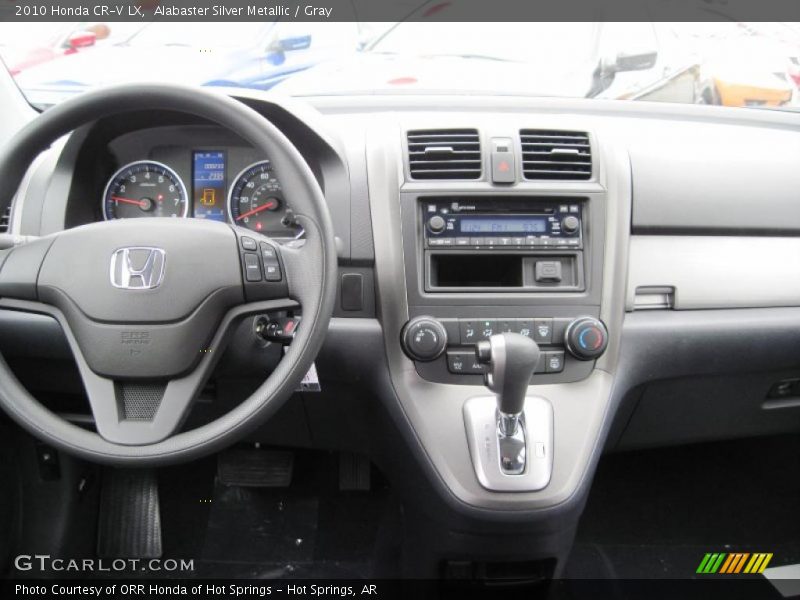 Alabaster Silver Metallic / Gray 2010 Honda CR-V LX