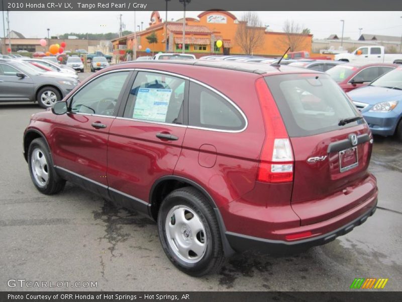 Tango Red Pearl / Gray 2010 Honda CR-V LX