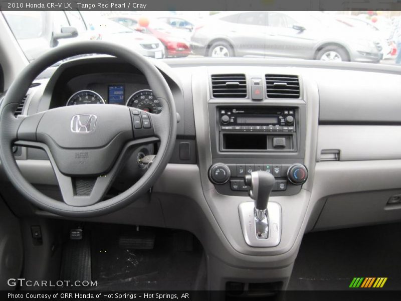 Tango Red Pearl / Gray 2010 Honda CR-V LX