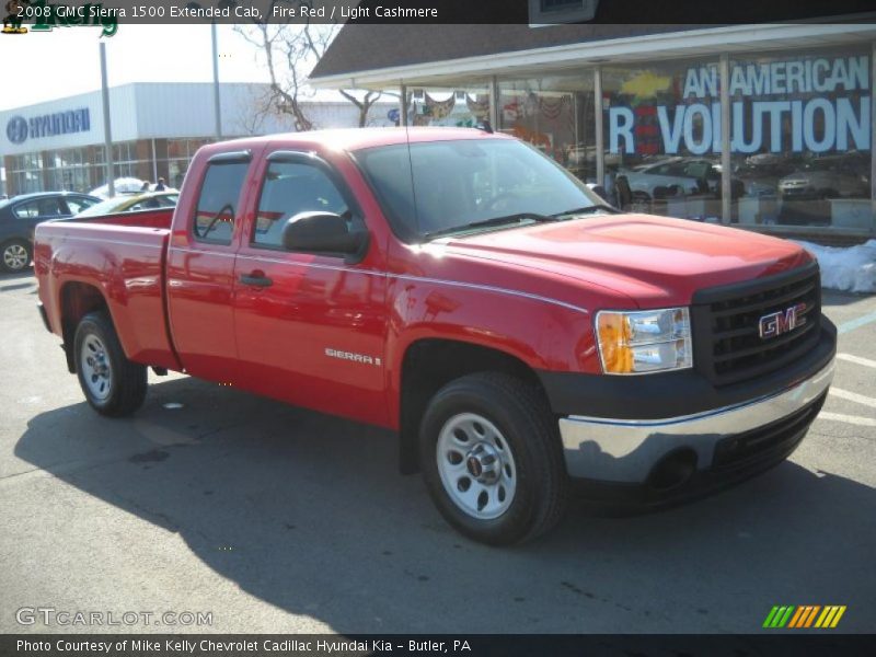 Fire Red / Light Cashmere 2008 GMC Sierra 1500 Extended Cab