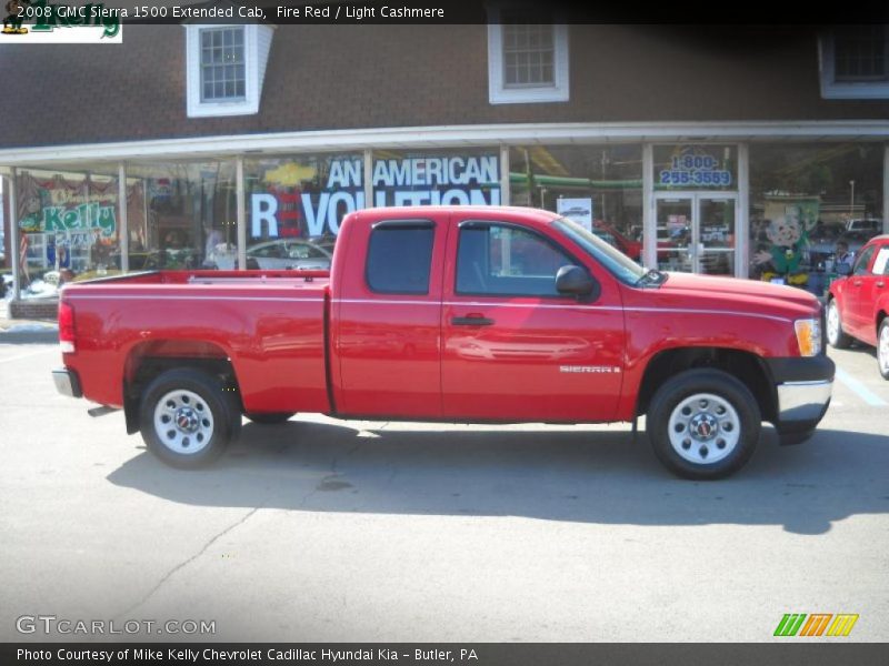 Fire Red / Light Cashmere 2008 GMC Sierra 1500 Extended Cab