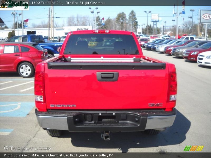 Fire Red / Light Cashmere 2008 GMC Sierra 1500 Extended Cab