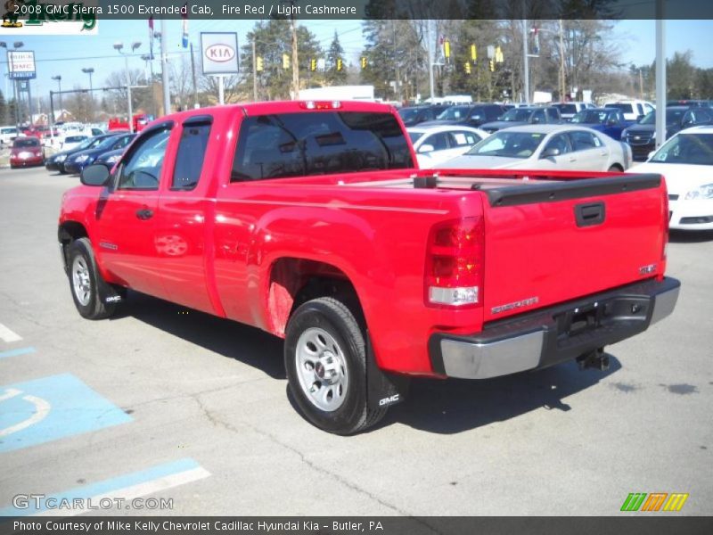 Fire Red / Light Cashmere 2008 GMC Sierra 1500 Extended Cab