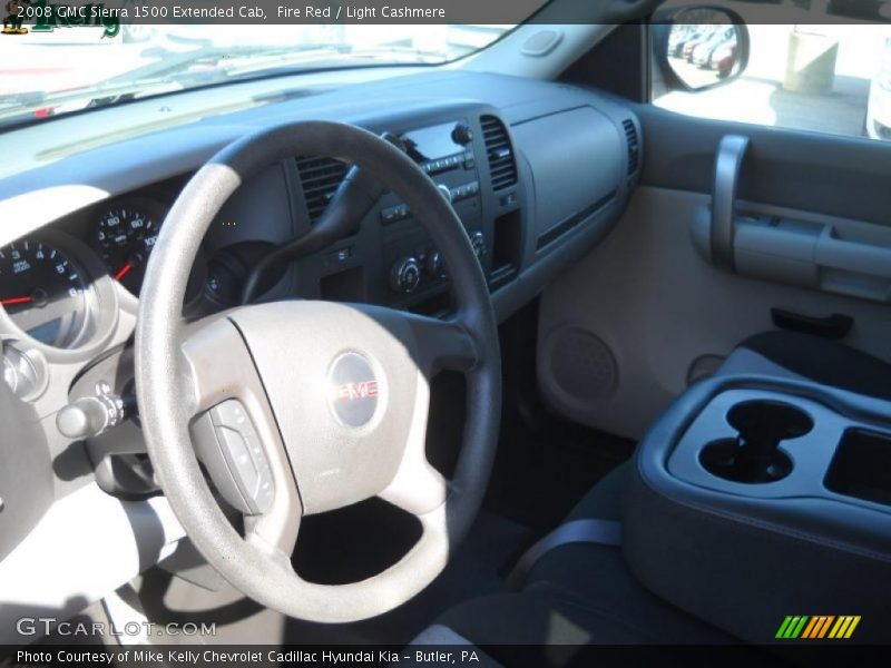 Fire Red / Light Cashmere 2008 GMC Sierra 1500 Extended Cab