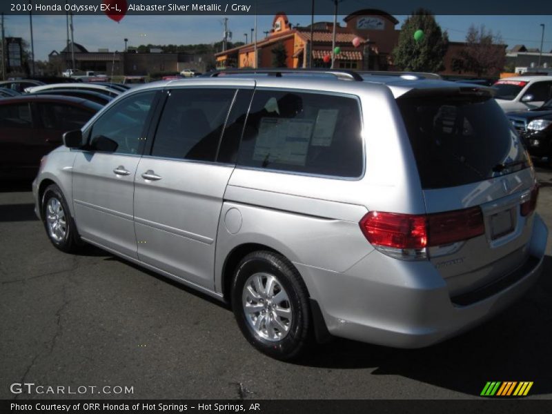Alabaster Silver Metallic / Gray 2010 Honda Odyssey EX-L