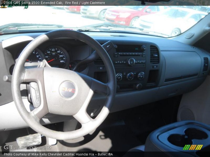Fire Red / Light Cashmere 2008 GMC Sierra 1500 Extended Cab