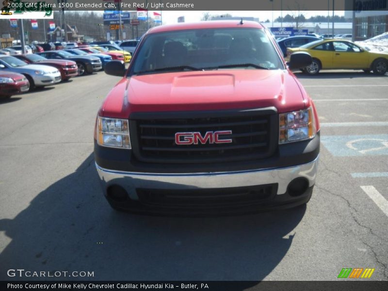 Fire Red / Light Cashmere 2008 GMC Sierra 1500 Extended Cab