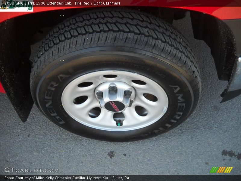 Fire Red / Light Cashmere 2008 GMC Sierra 1500 Extended Cab