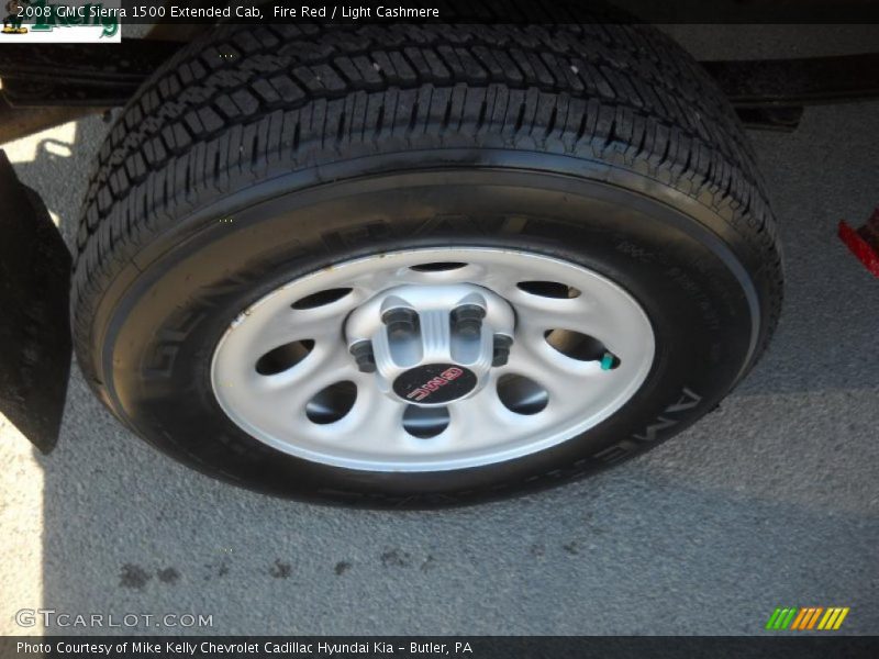 Fire Red / Light Cashmere 2008 GMC Sierra 1500 Extended Cab