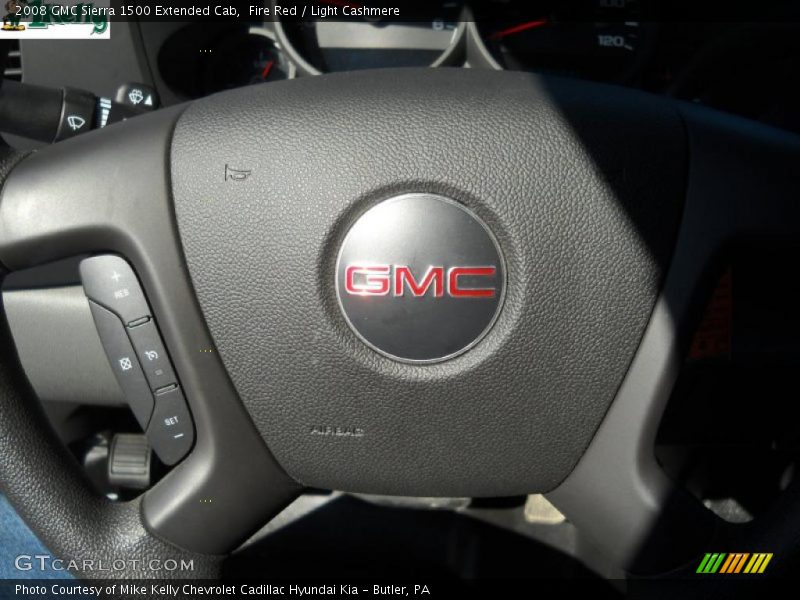 Fire Red / Light Cashmere 2008 GMC Sierra 1500 Extended Cab