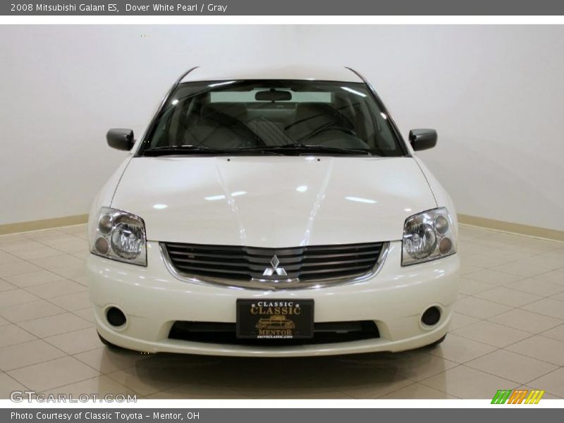Dover White Pearl / Gray 2008 Mitsubishi Galant ES