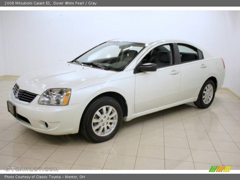 Dover White Pearl / Gray 2008 Mitsubishi Galant ES
