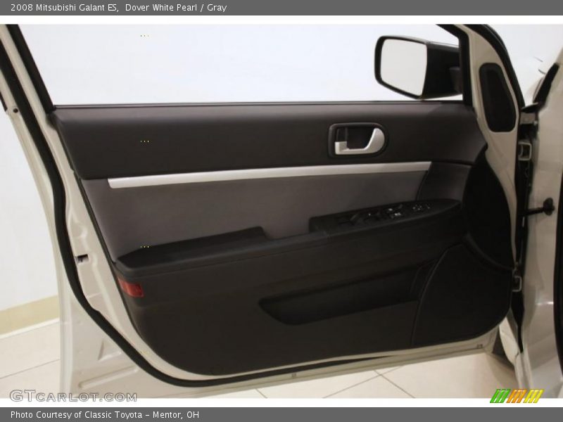Dover White Pearl / Gray 2008 Mitsubishi Galant ES