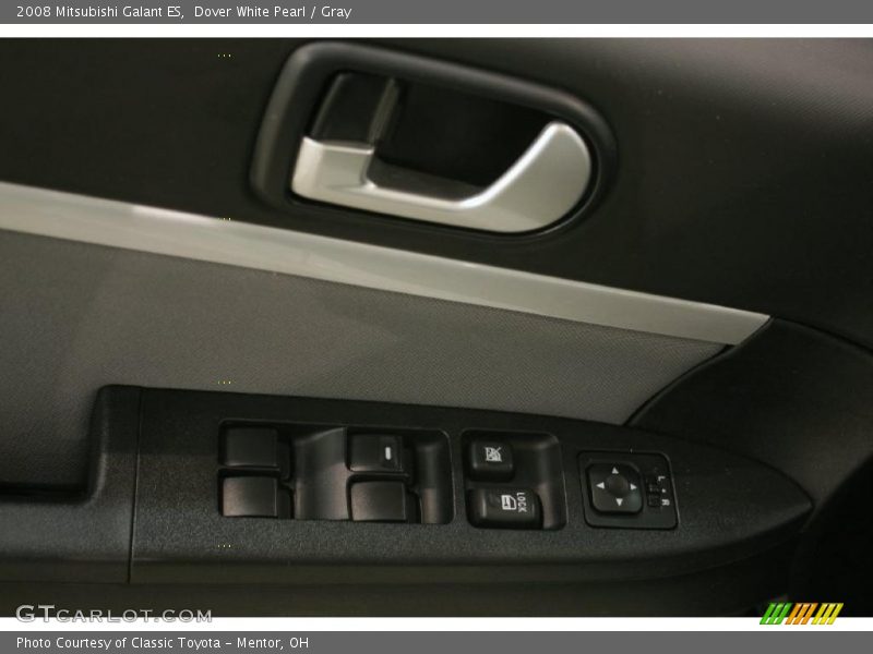Dover White Pearl / Gray 2008 Mitsubishi Galant ES