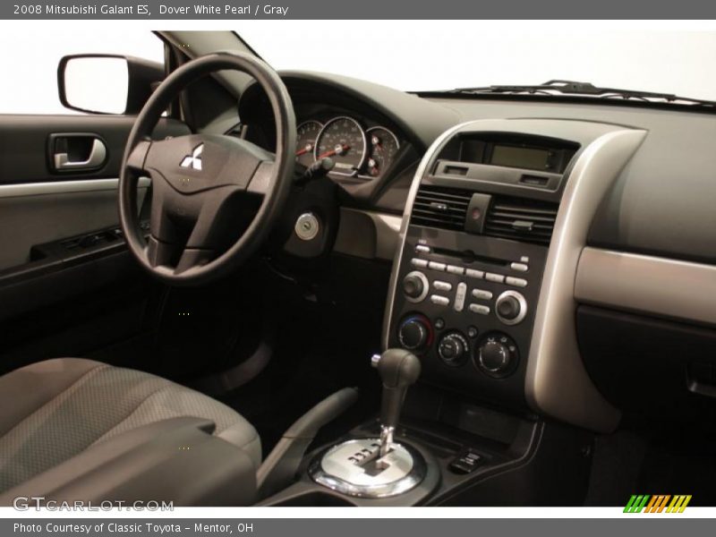 Dover White Pearl / Gray 2008 Mitsubishi Galant ES