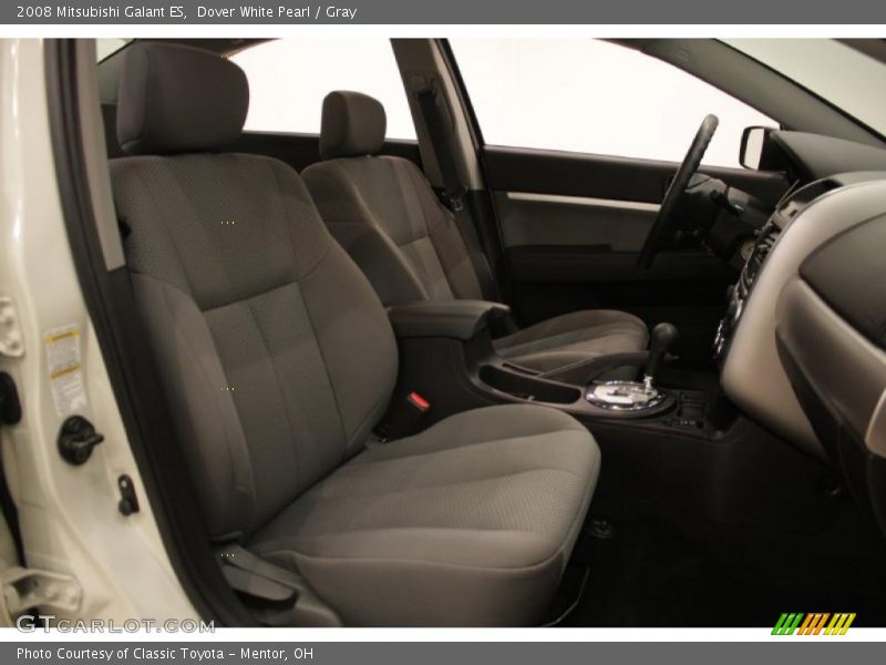 Dover White Pearl / Gray 2008 Mitsubishi Galant ES