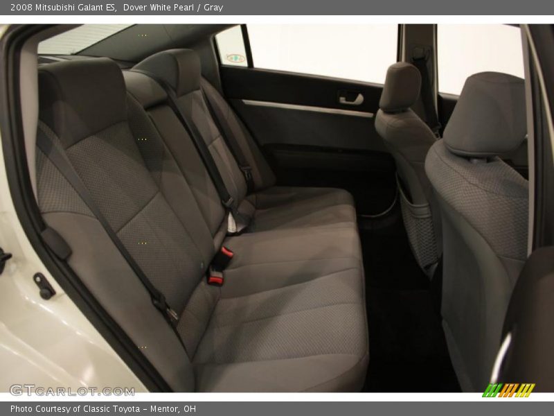 Dover White Pearl / Gray 2008 Mitsubishi Galant ES