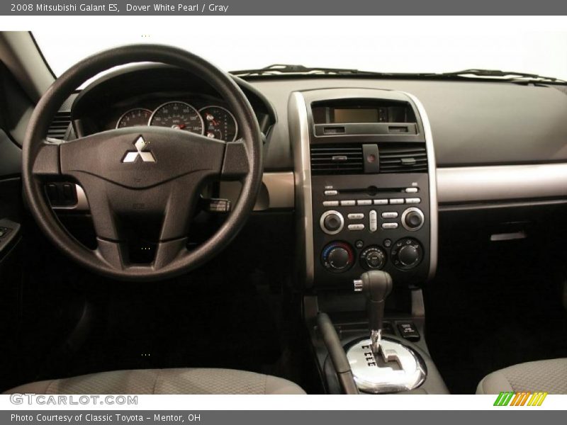 Dover White Pearl / Gray 2008 Mitsubishi Galant ES