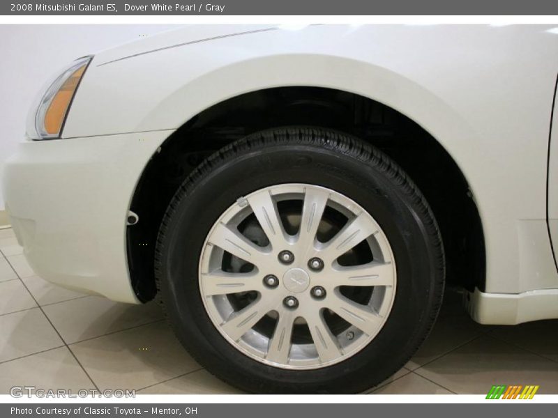 Dover White Pearl / Gray 2008 Mitsubishi Galant ES